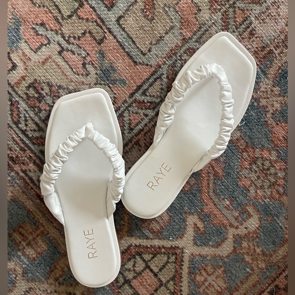 Raye Oswald White Sandal